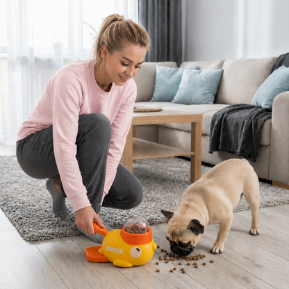 Bravon™ Duck Slow Feeder — Interactive Puzzle Toy for Dogs & Cats